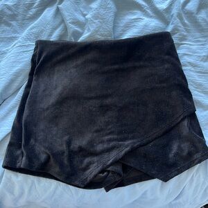 Black Velvet Skort